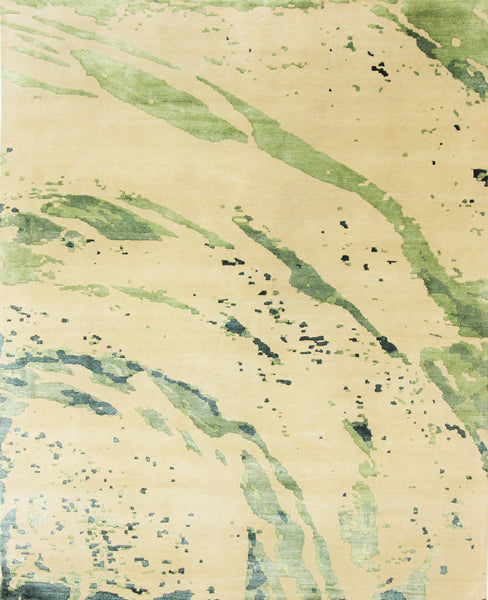 FloorArt Watercolour, 296x239 cm, Wolle und seide, Indien - Orientteppiche Zarif