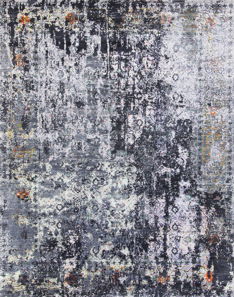 FloorArt Ancient, 307x243 cm, Wolle und seide, Indien - Orientteppiche Zarif