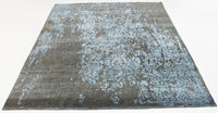 FloorArt Ornamental Rain, 311x251 cm, Wolle und seide, Indien - Orientteppiche Zarif