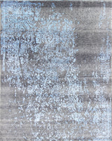 FloorArt Ornamental Rain, 311x251 cm, Wolle und seide, Indien - Orientteppiche Zarif