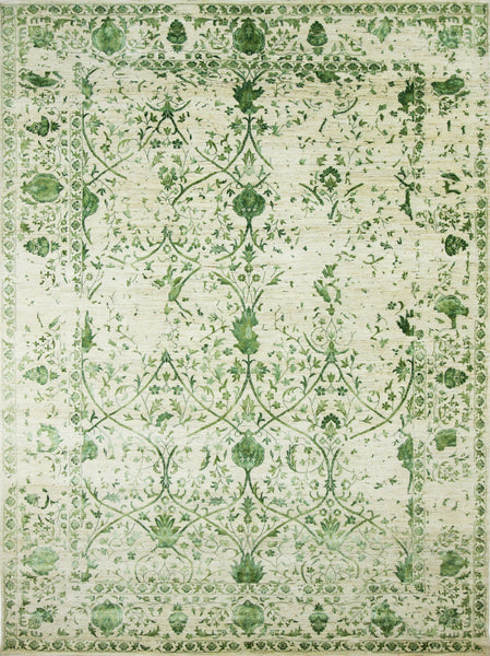 FloorArt Záhrada, 372x271 cm, Wolle, Indien - Orientteppiche Zarif