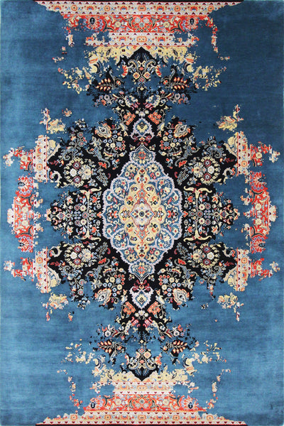 Bombay, 302x200 cm, Wolle und seide, Indien - Orientteppiche Zarif