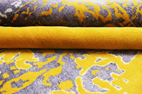 Bombay Yellow, 307x247 cm, Wolle und seide, Indien - Orientteppiche Zarif
