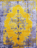 Bombay Yellow, 307x247 cm, Wolle und seide, Indien - Orientteppiche Zarif