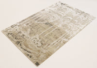 FloorArt Script, 243x241 cm, Wolle und seide, Indien - Orientteppiche Zarif