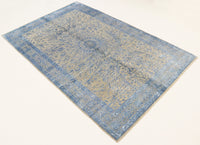 FloorArt Cloud, 303x198 cm, Wolle und seide, Indien - Orientteppiche Zarif