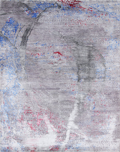 FloorArt Horizon light, 296x252 cm, Wolle und seide, Indien - Orientteppiche Zarif