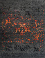 FloorArt Volcano, Mehr Dimensionen, Wolle und seide, Indien