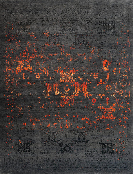 FloorArt Volcano, Mehr Dimensionen, Wolle und seide, Indien