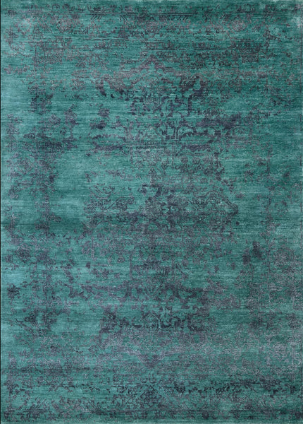 FloorArt Emerald, Mehr Dimensionen, Wolle und seide, Indien