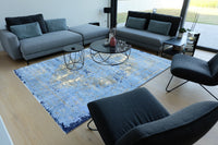 FloorArt Blue Taiga, Mehr Dimensionen, Wolle und seide, Indien - Orientteppiche Zarif