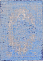 FloorArt Blue Taiga, Mehr Dimensionen, Wolle und seide, Indien - Orientteppiche Zarif