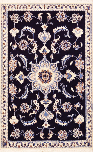 Nain, 138x87 cm, Wolle, Iran - Orientteppiche Zarif