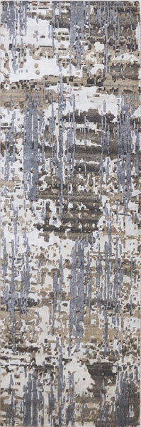 FloorArt Gange, 245x79 cm, Wolle und seide, Indien