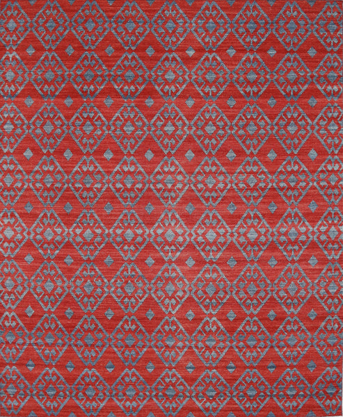 Kelim Design, 300x240 cm, Wolle, Indien