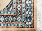 Lahore, 126x78 cm, Wolle und seide, Pakistan