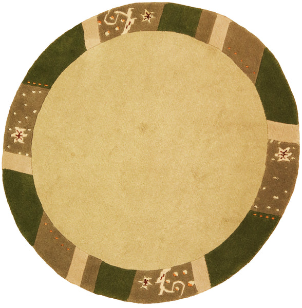 Gabbeh, 150 cm (priemer), Wolle, Nepal - Orientteppiche Zarif