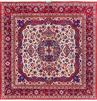 Isfahan, 280x276 cm, Wolle und seide, China