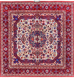 Isfahan, 280x276 cm, Wolle und seide, China