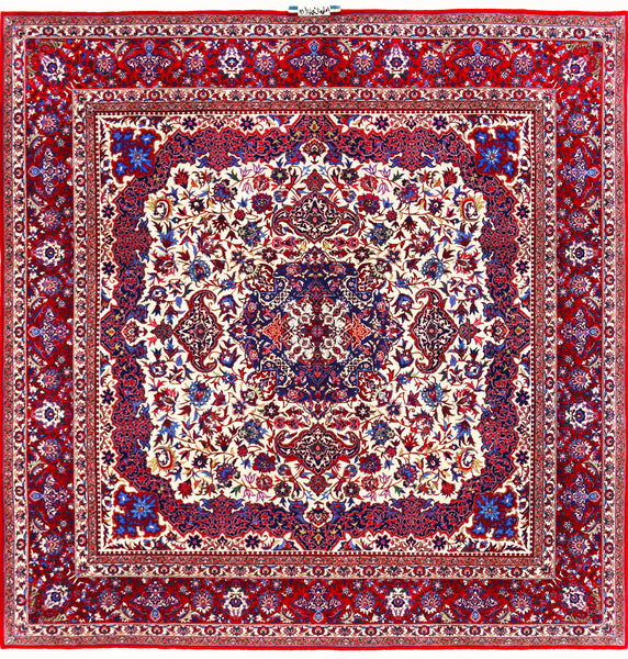 Isfahan, 280x276 cm, Wolle und seide, China