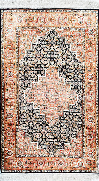 Kashmir, 154x93 cm, Seide, Indien