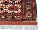 Turkmen, 172x114 cm, Wolle und seide, Turkmenistan