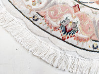 Tabriz 50 raj, 102 cm (priemer), Wolle und seide, Iran
