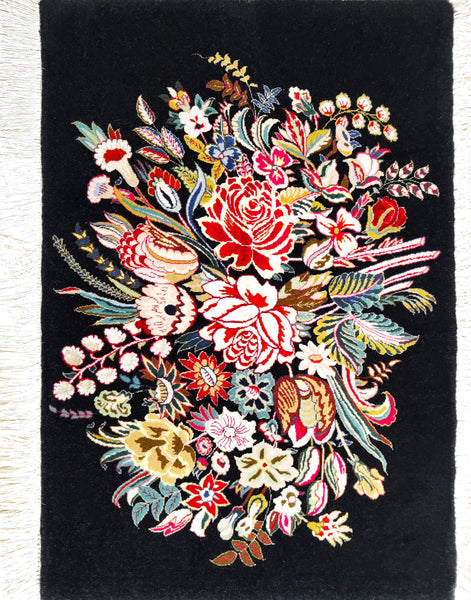 Tabriz 50 raj, 96x65 cm, Wolle und seide, Iran