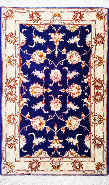 Tabriz 50 raj, 90x60 cm, Wolle und seide, Iran