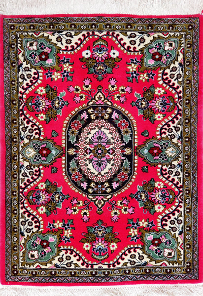 Ghom, 75x59 cm, Feine wolle, Iran