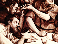 The Last Supper, 170x110 cm, Feine wolle und seide