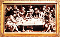 The Last Supper, 170x110 cm, Feine wolle und seide