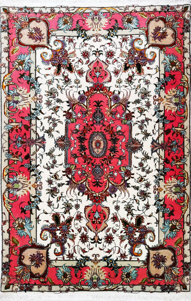 Tabriz 50 Raj, 157x100 cm, Wolle und seide, Iran