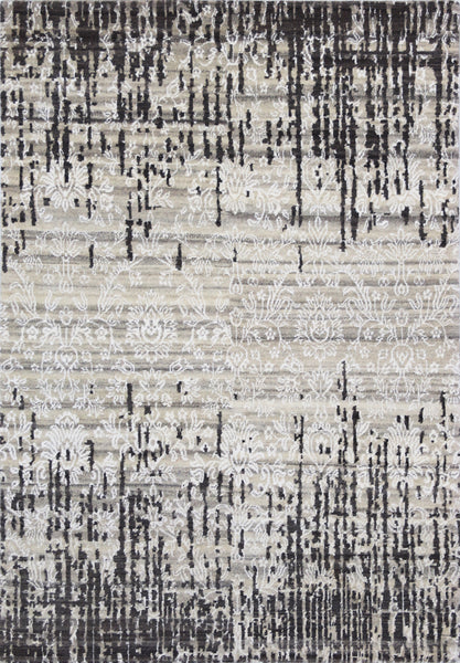 Erased Modern, 245x170 cm, Wolle, Indien