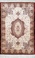 Ghom, 83x56 cm, Seide, Iran - Orientteppiche Zarif