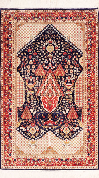 China Silk, 155x95 cm, Seide, China - Orientteppiche Zarif