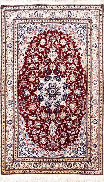 Nain, 257x155 cm, Wolle und seide, Iran - Orientteppiche Zarif