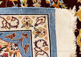 Isfahan Fine, 180x110 cm, Wolle und seide, Iran - Orientteppiche Zarif