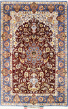 Isfahan Fine, 180x110 cm, Wolle und seide, Iran - Orientteppiche Zarif