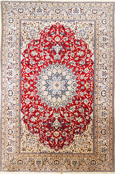 Nain, 315x210 cm, Wolle und seide, Iran - Orientteppiche Zarif