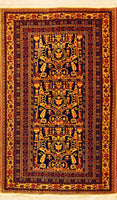Baluch, 150x94 cm, Wolle, Iran - Orientteppiche Zarif