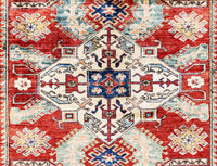 Kazak, 225x150 cm, Wolle, Afghanistan - Orientteppiche Zarif