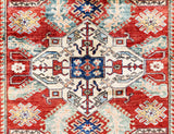 Kazak, 225x150 cm, Wolle, Afghanistan - Orientteppiche Zarif
