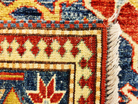 Kazak, 225x150 cm, Wolle, Afghanistan - Orientteppiche Zarif